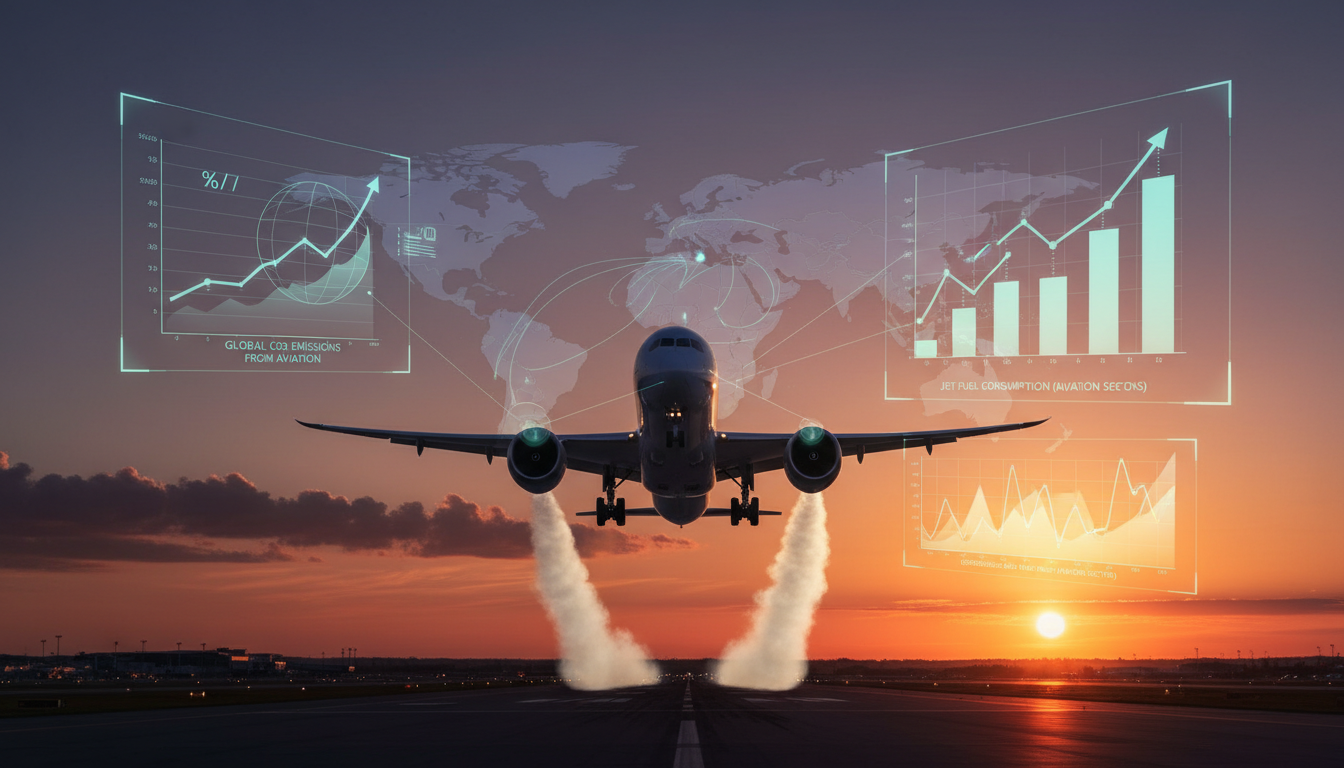 découvrez les données clés pour comprendre comment l'aviation influence le changement climatique et les enjeux environnementaux associés.