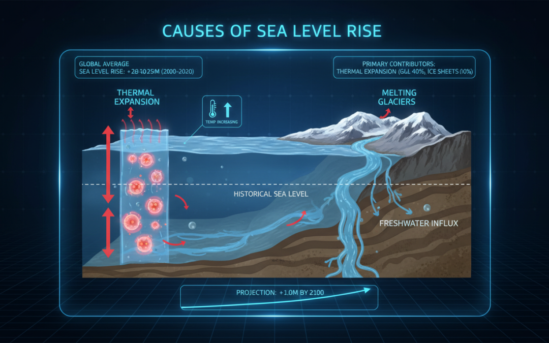 Élévation du niveau des océans : un indicateur majeur du changement climatique global