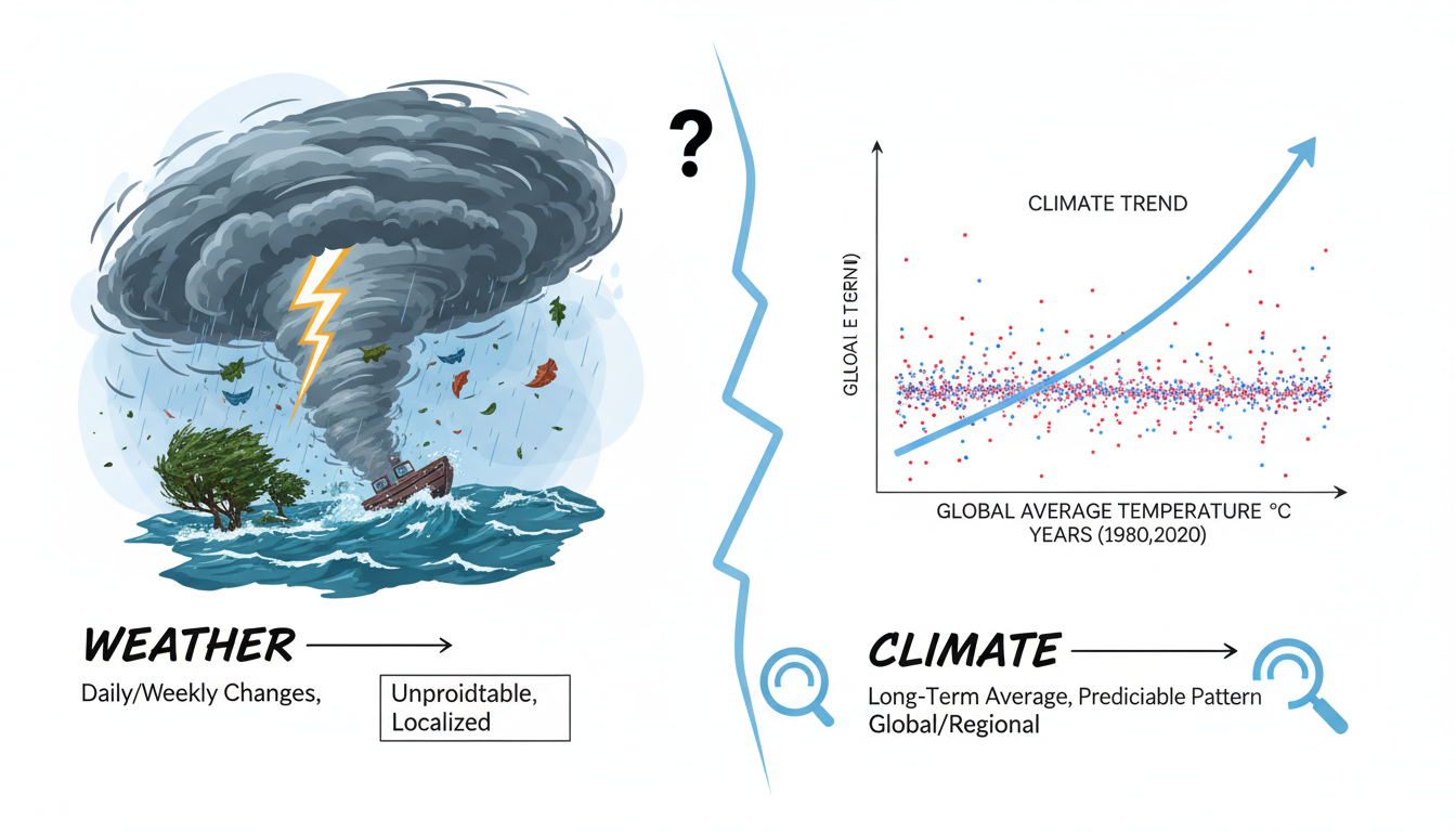 découvrez la différence entre météo et climat pour mieux comprendre les phénomènes atmosphériques et leur impact sur notre environnement au quotidien.