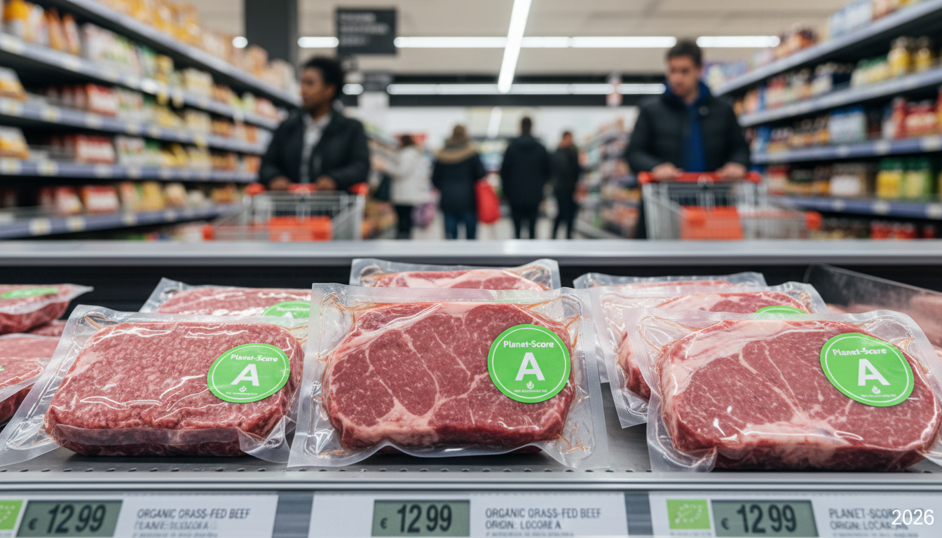 découvrez planet-score, un label innovant visant à rendre la viande rouge plus écologique en évaluant son impact environnemental.