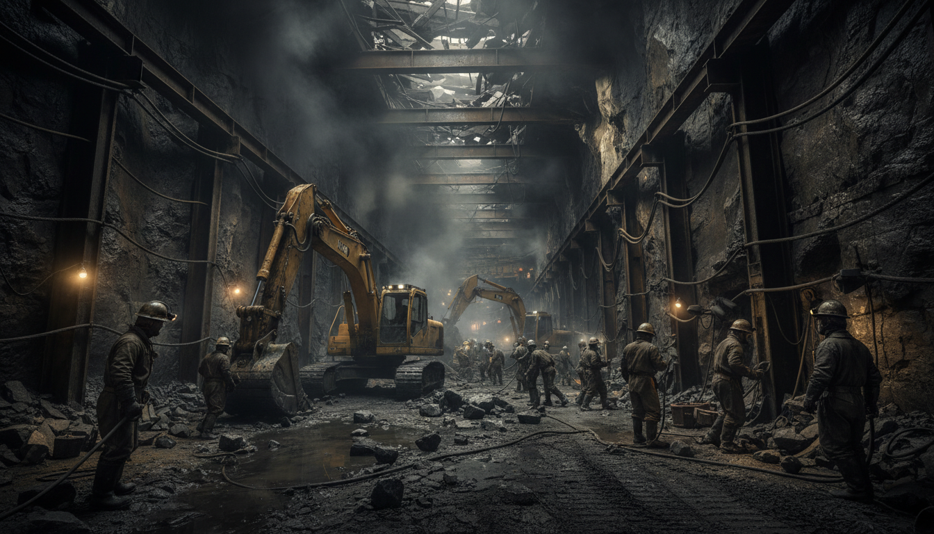 découvrez une plongée immersive au cœur de la plus grande mine de charbon d'europe, confrontée à une crise sans précédent, à travers une vidéo captivante.