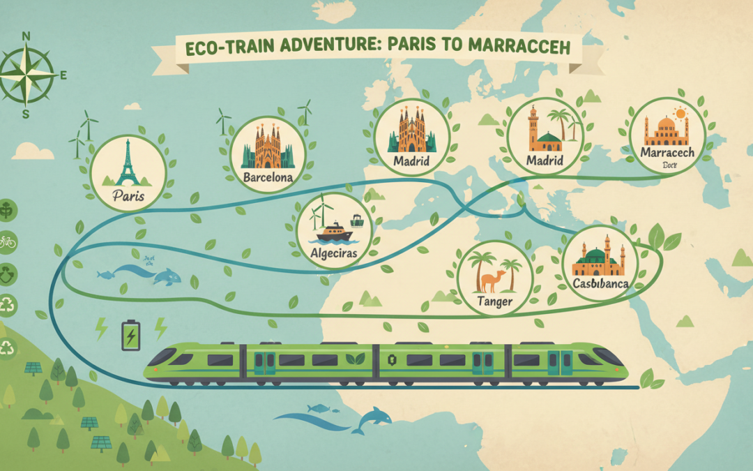 Voyager au Maroc en train : une aventure éco-responsable pour préserver la planète