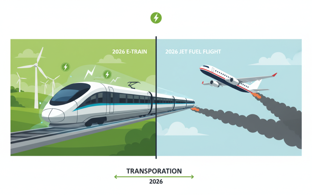 Duel climatique : Train et Avion face à face sur l’empreinte CO2