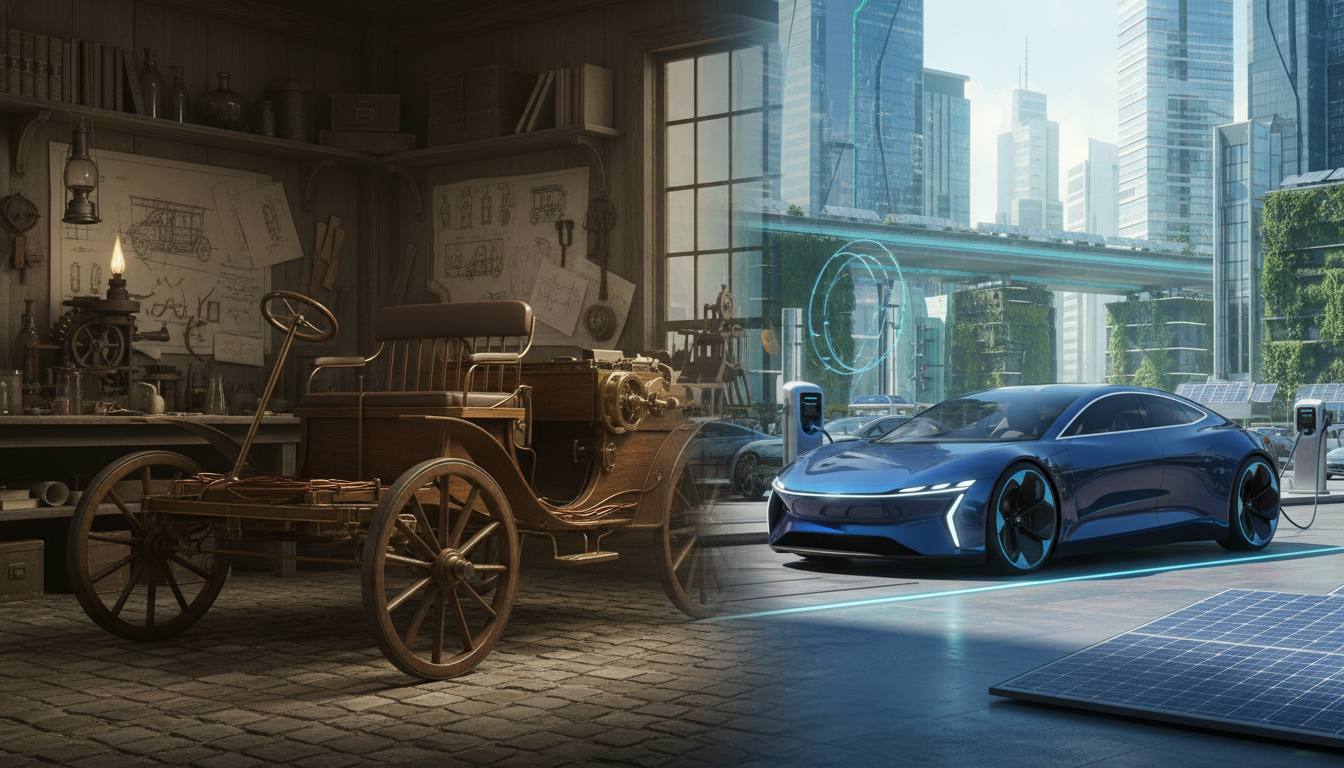 découvrez les origines méconnues et l'évolution fascinante de la voiture électrique, de ses débuts à son impact actuel sur la mobilité durable.