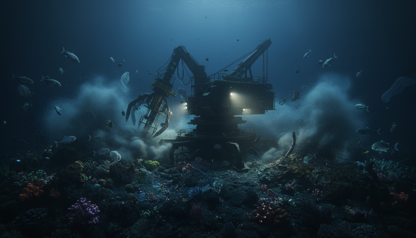 découvrez les enjeux et les dangers de l'exploitation minière des abysses, une activité sous-marine qui menace l'équilibre écologique et l'avenir de notre planète.