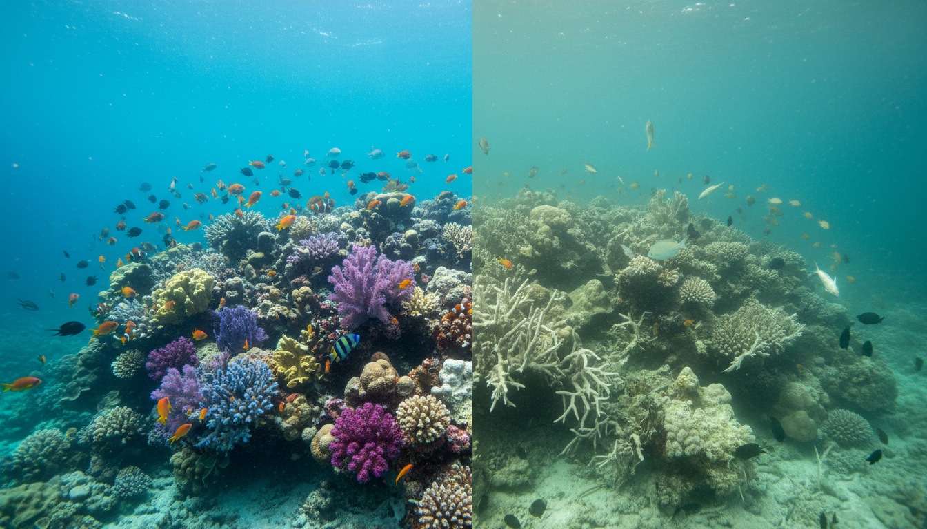 découvrez comment l'acidification des océans menace les écosystèmes marins et explorez les défis posés par le changement climatique pour préserver nos océans.