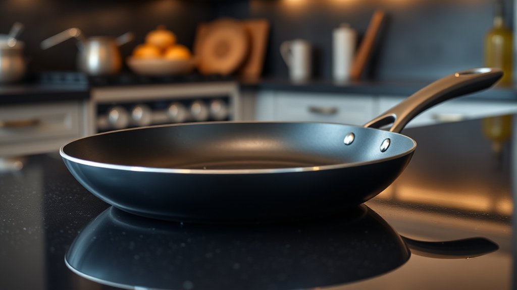 Poêle antiadhésive contenant des PFAS polluants éternels