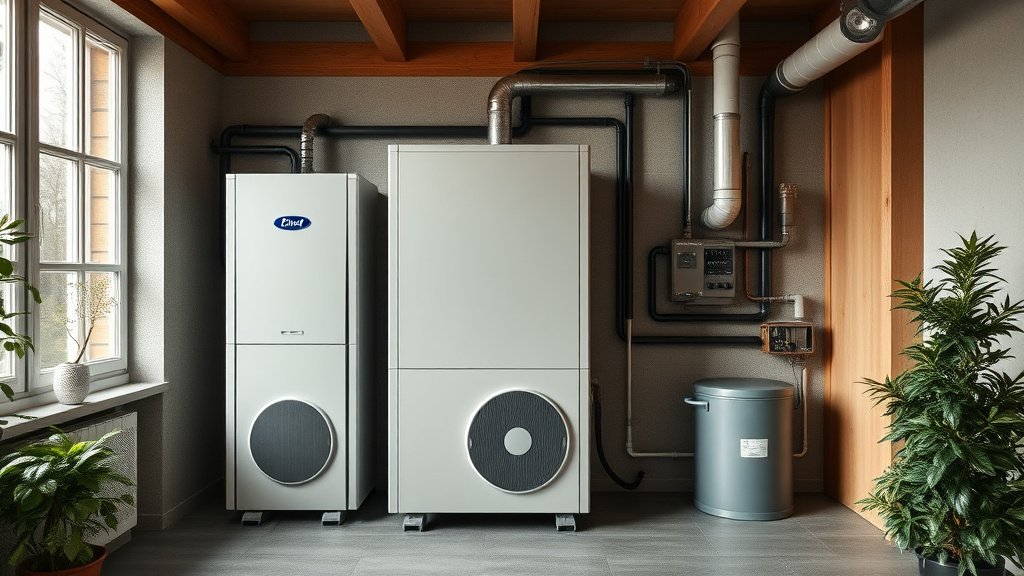 Installation de géothermie avec pompe à chaleur sol-eau dans une maison