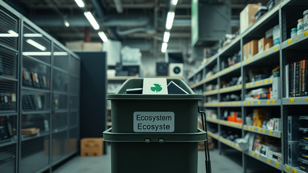 Borne de dépôt Ecosystem pour petit électroménager en magasin