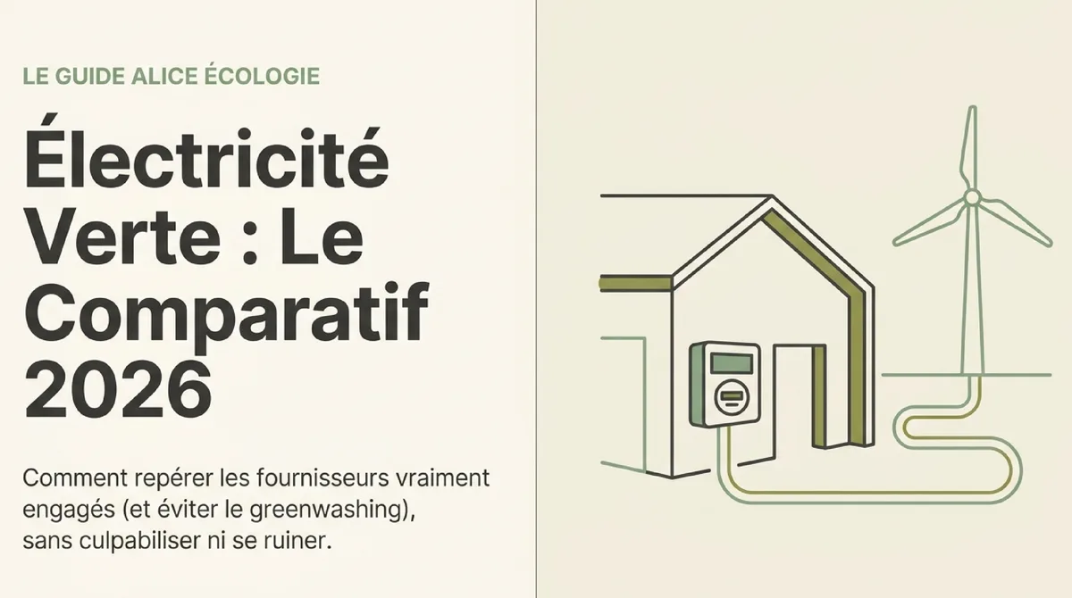 Infographie Qu'est-ce qu'une électricité vraiment verte ?