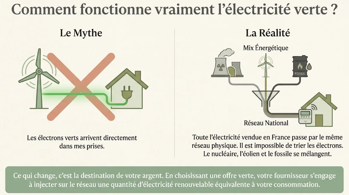 Infographie Les 3 niveaux de qualité d'une offre verte