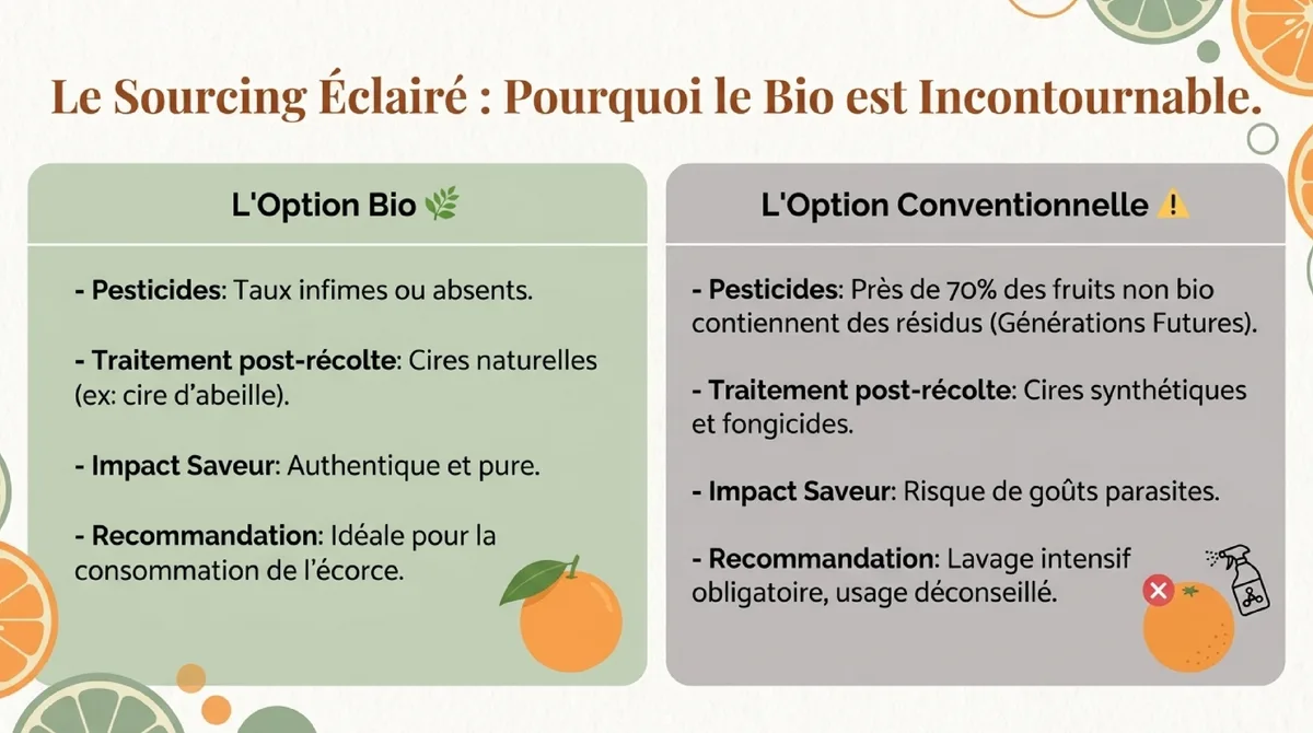 Infographie Au-delà du Goût : Le Zeste d'Orange, un Geste Anti-Gaspi et Écolo Chic 🌿