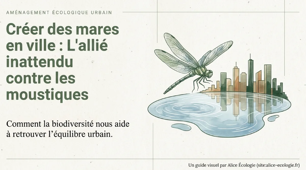 Infographie Pourquoi les mares en ville intéressent les écologues