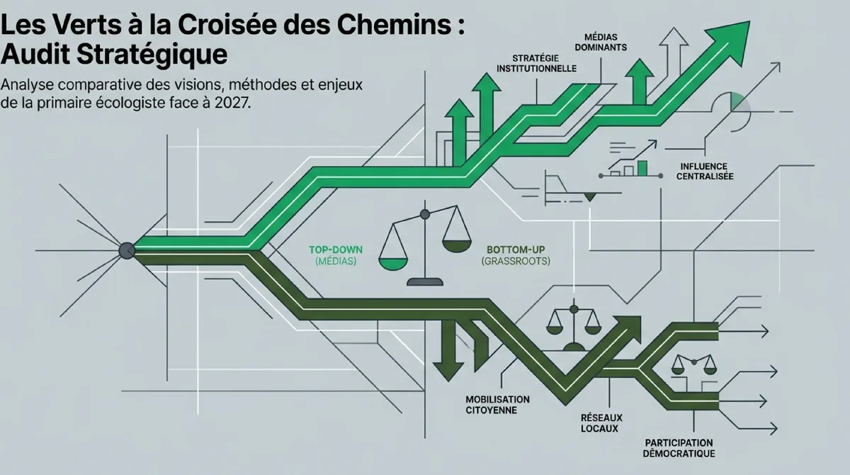Infographie Le duel inattendu : David contre Goliath chez les Écologistes ?