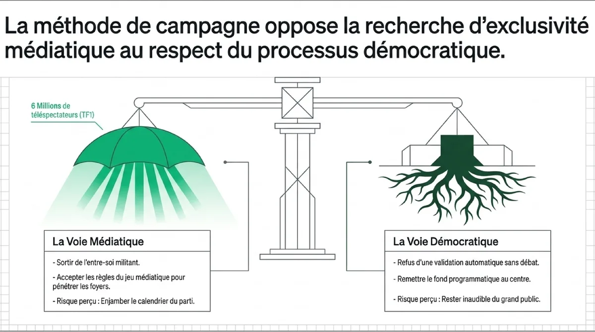 Infographie La stratégie électorale en question : comment gagner ?