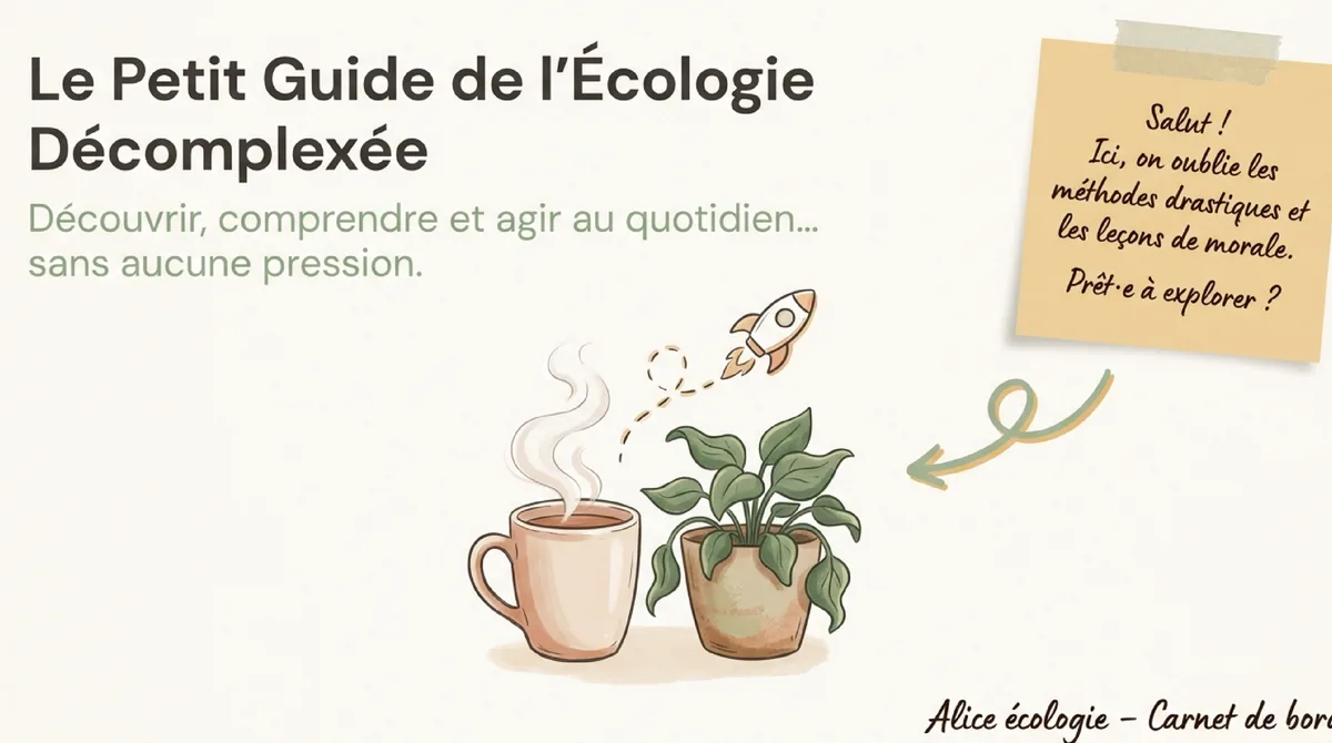 Infographie Bienvenue dans mon petit coin d’écologie
