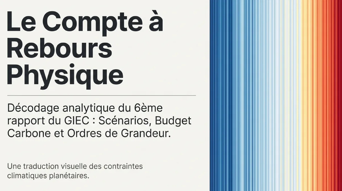 Infographie Analyse de la compréhension physique du système climatique et influence humaine