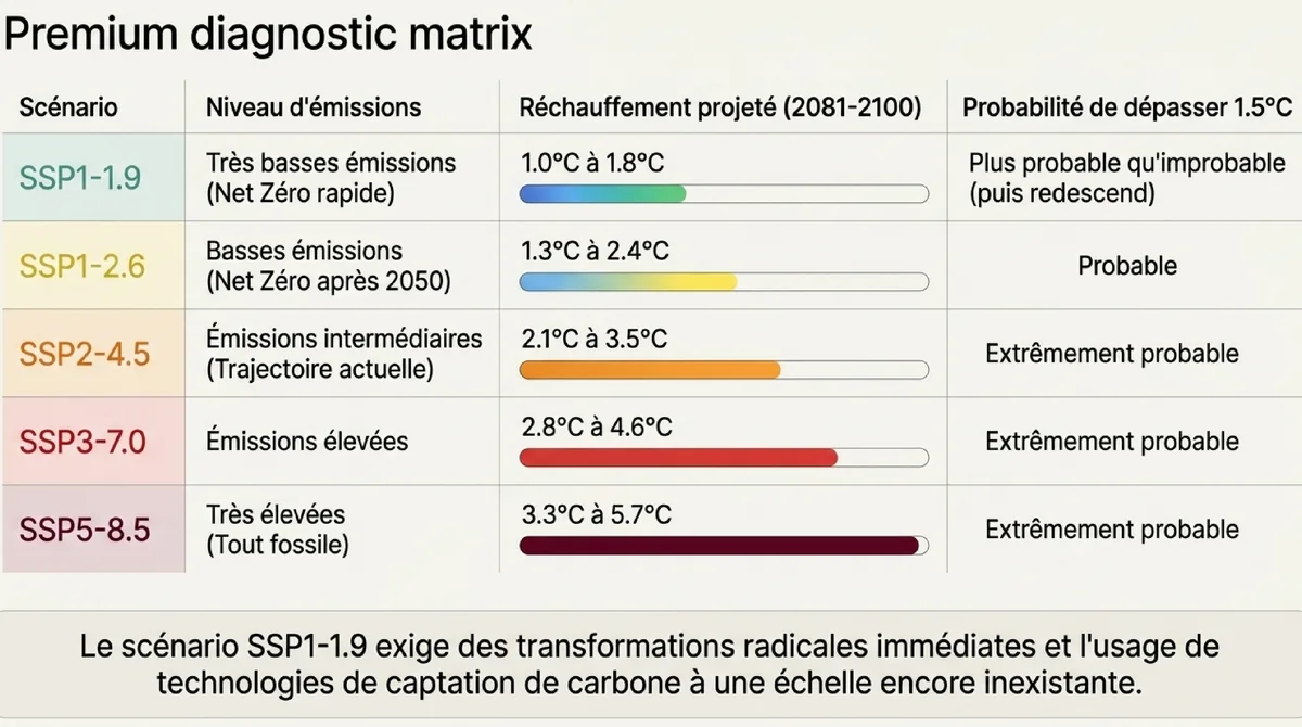 Infographie Les changements irréversibles et les points de bascule