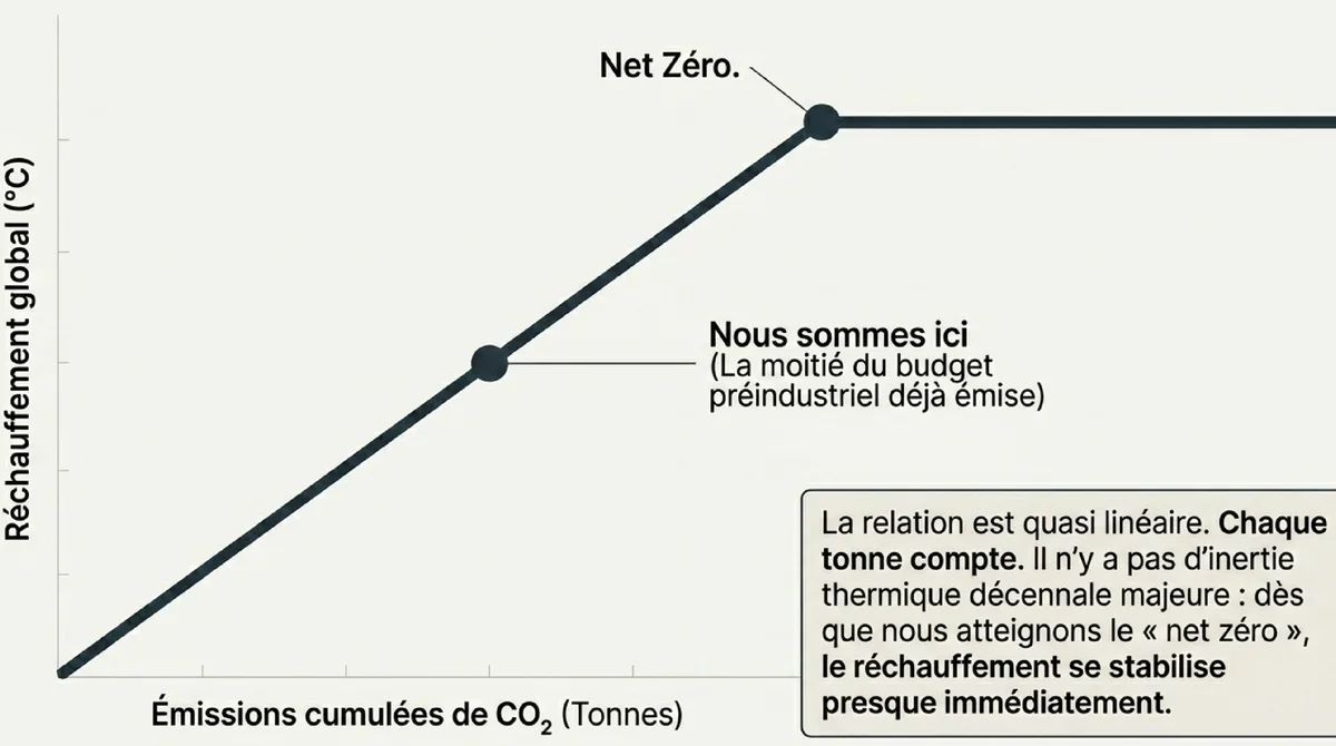 Infographie Trois gestes concrets pour analyser le rapport du GIEC