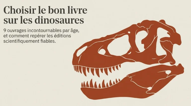 Guide pour choisir un livre sur les dinosaures selon l'âge