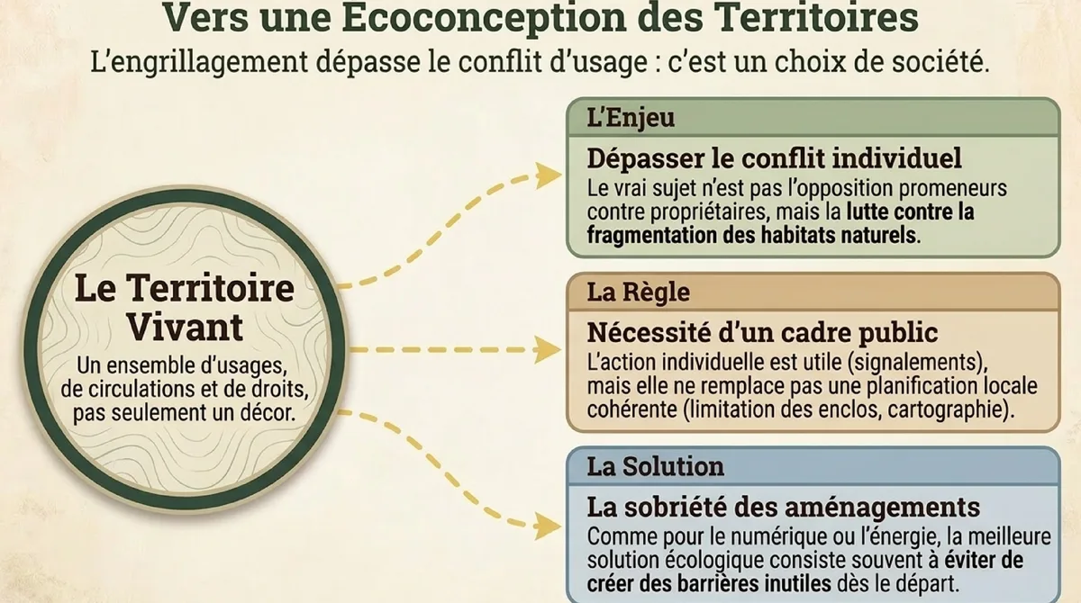 Infographie Ce qu’il faut retenir des clôtures et forêts engrillagées