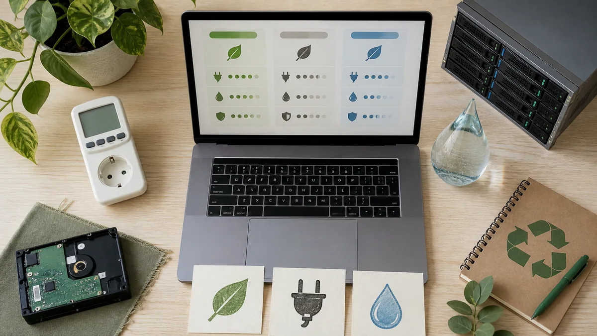 Comparaison des critères d’un hébergeur web écologique : énergie, eau, matériel et serveurs